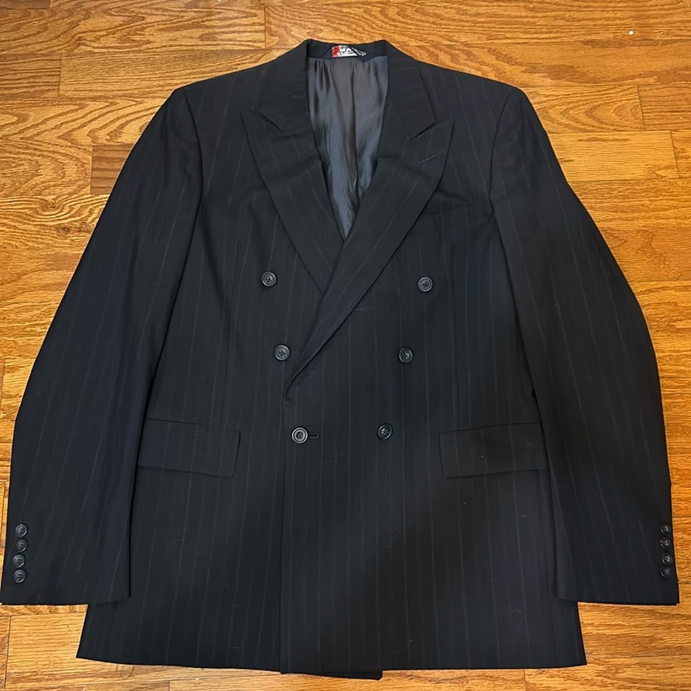 AUSTIN REED of Regent St. Pure Virgin Wool Navy Jacket Sz 42R.